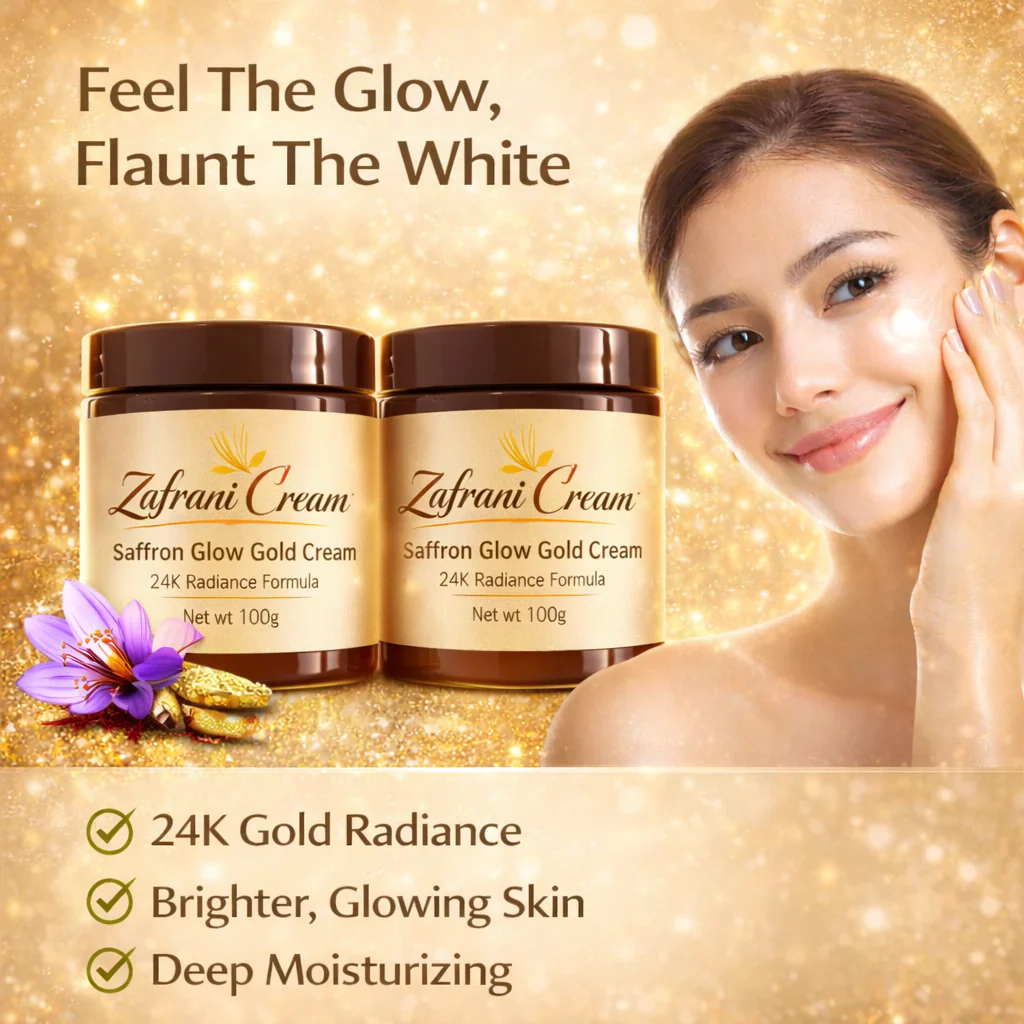 (BUY 1 GET 1 FREE) Zafrani® - Magic Glow Gold & White Body Cream Combo