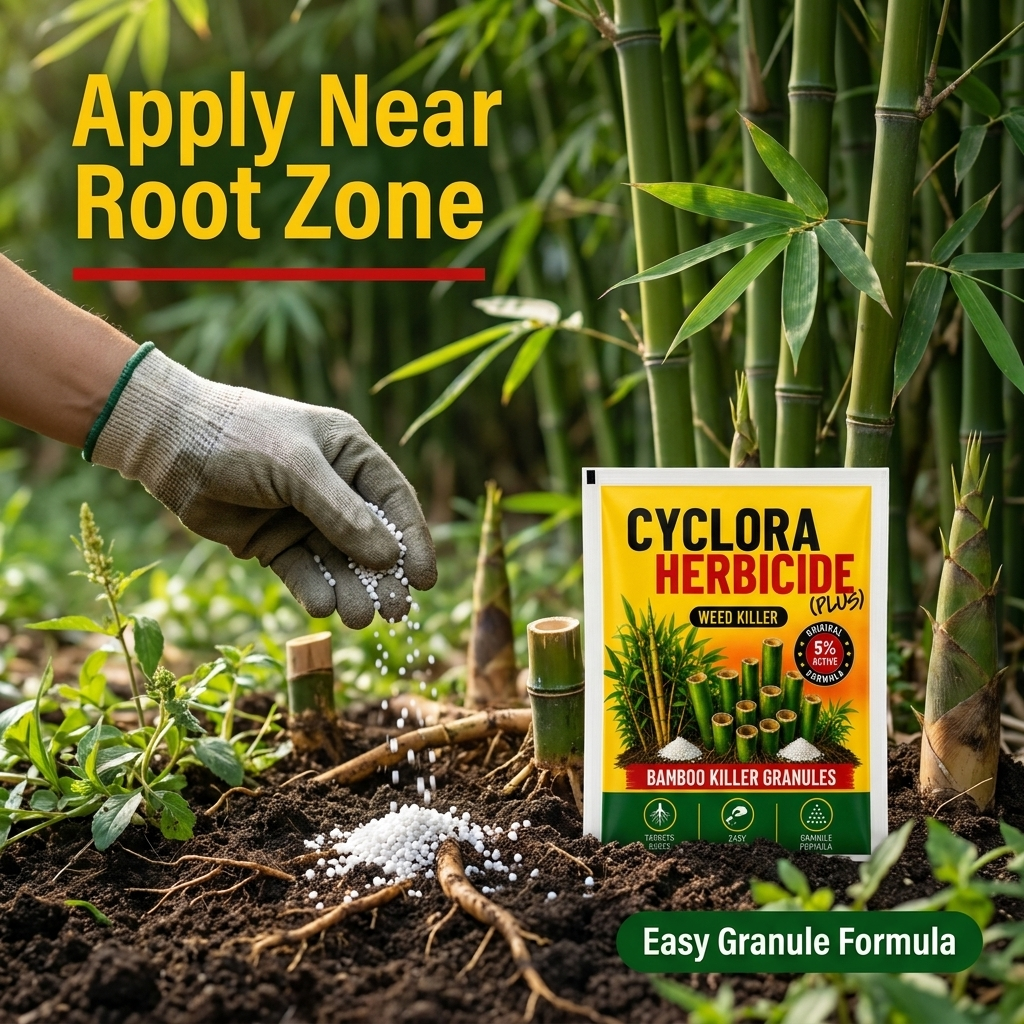 Take control of unwanted bamboo and weeds