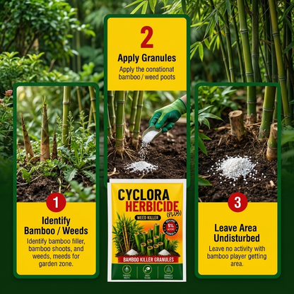 Take control of unwanted bamboo and weeds