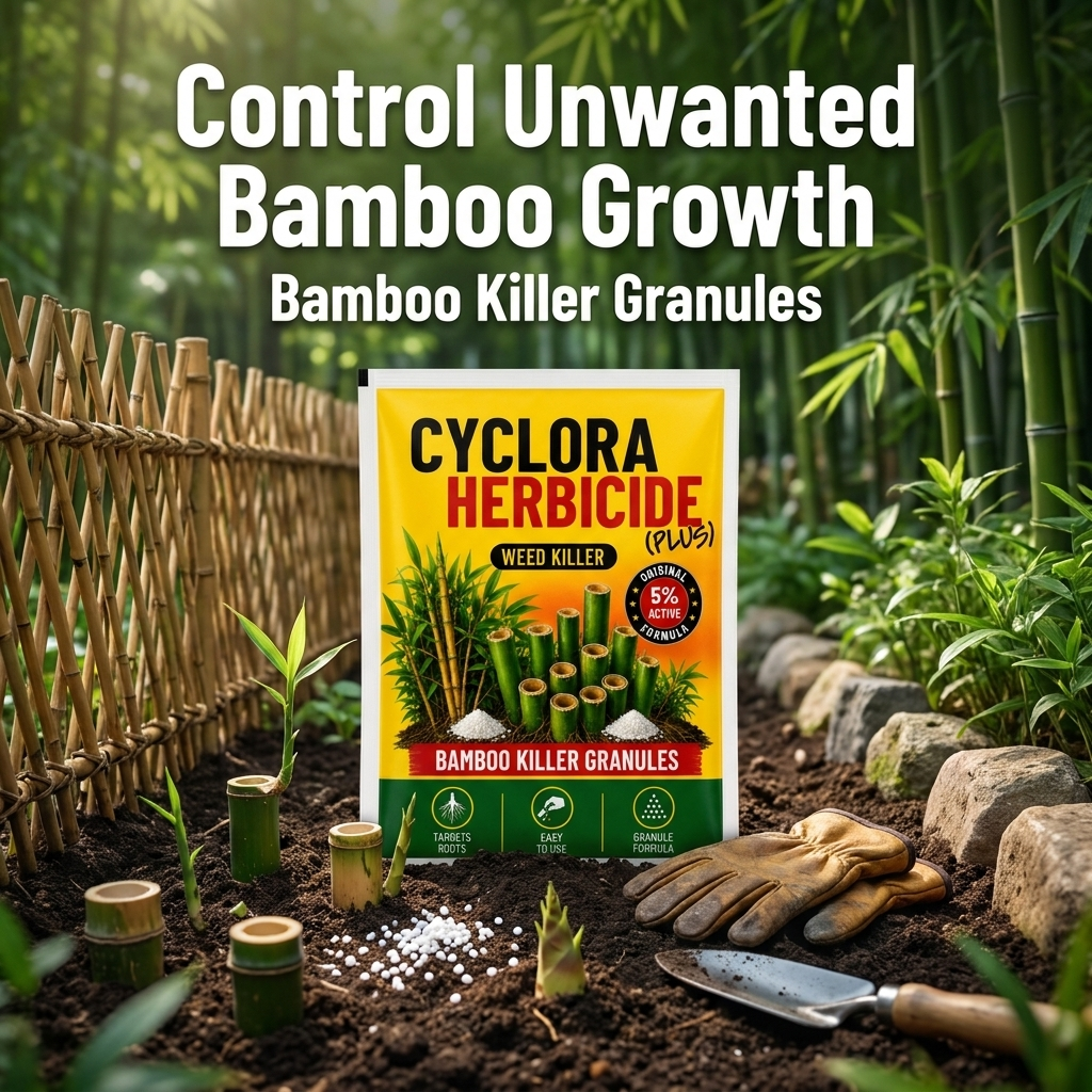 Take control of unwanted bamboo and weeds